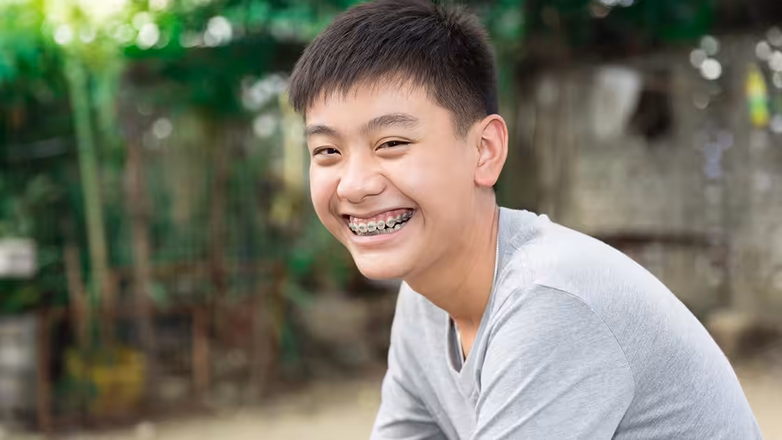 Teenage Boy Smiling
