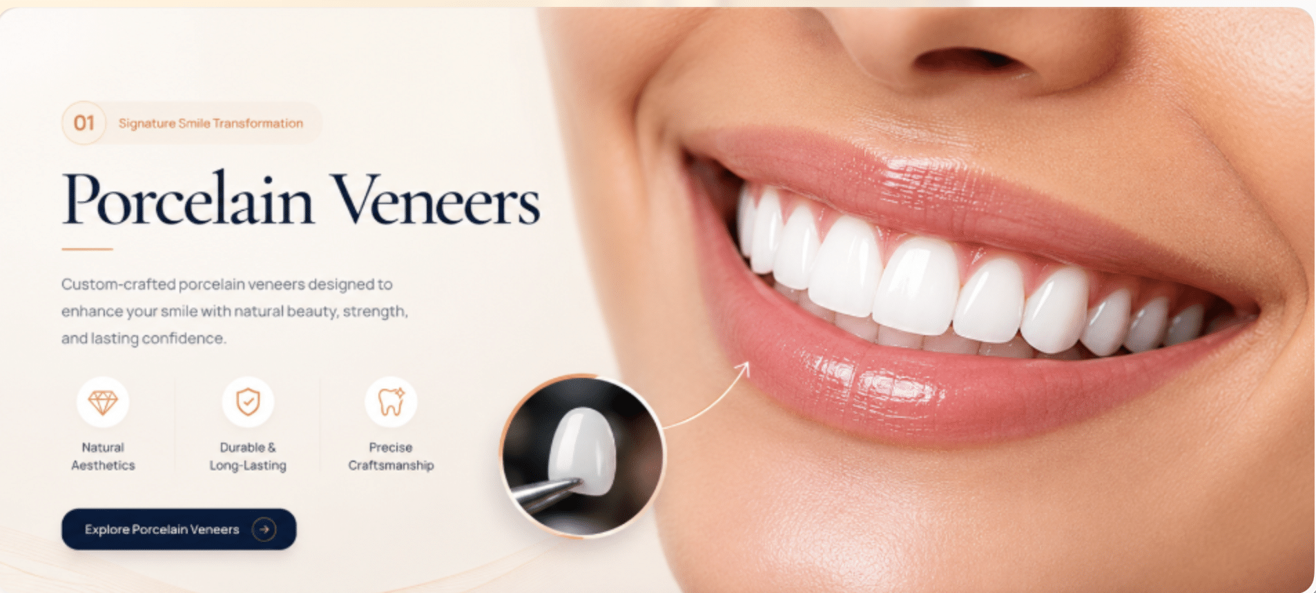 Porcelain veneers in San Francisco at Skoulas DDS